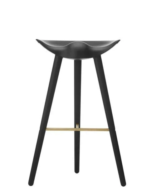 Audo Copenhagen ML42 -baarituoli 77cm, musta pyökki