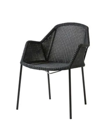 Cane-line BREEZE chair, stackable, black