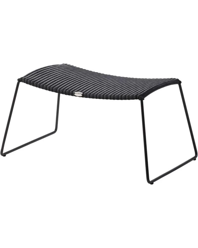 Cane-line BREEZE footstool, black