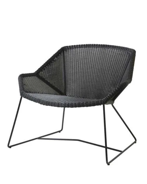 Cane-line BREEZE lounge chair, black