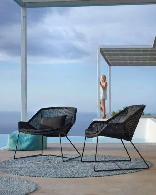 Cane-line BREEZE lounge chair, black - Image 2