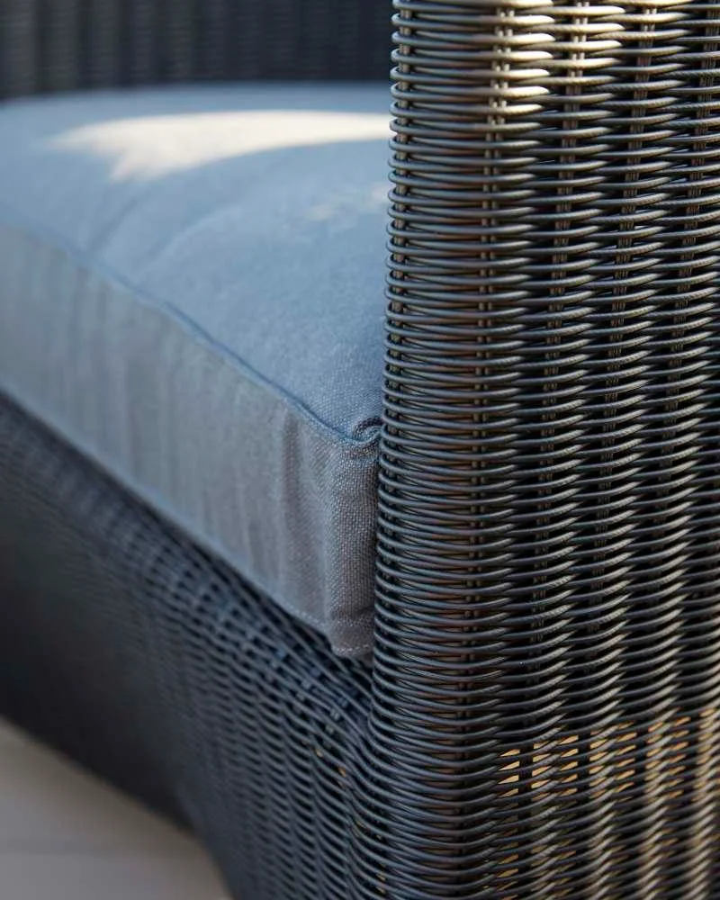 Cane-line DIAMOND 3-istuttava sohva, tummanharmaa - Image 4