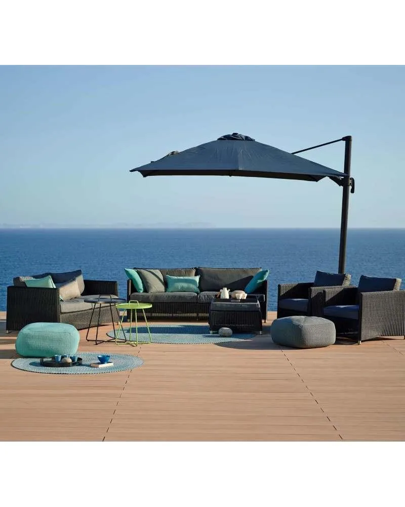 Cane-line DIAMOND 3-istuttava sohva, tummanharmaa - Image 2