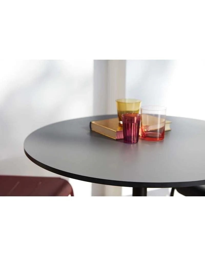 Cane-line GO café table, Ø 80 cm, dark grey - Image 5