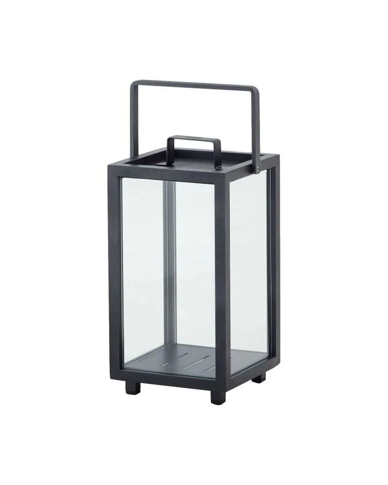 Cane-line LIGHTHOUSE lantern, small, dark grey