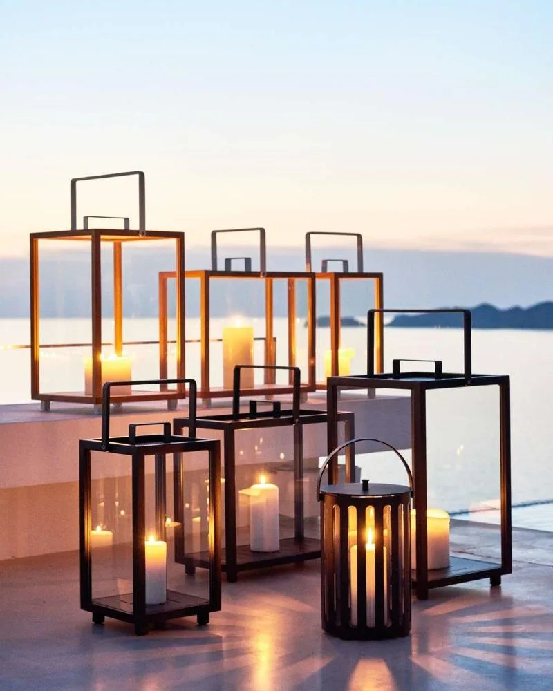 Cane-line LIGHTHOUSE lantern, small, taupe - Image 3