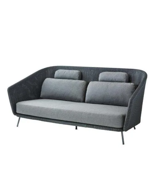 Cane-line MEGA sofa, dark grey