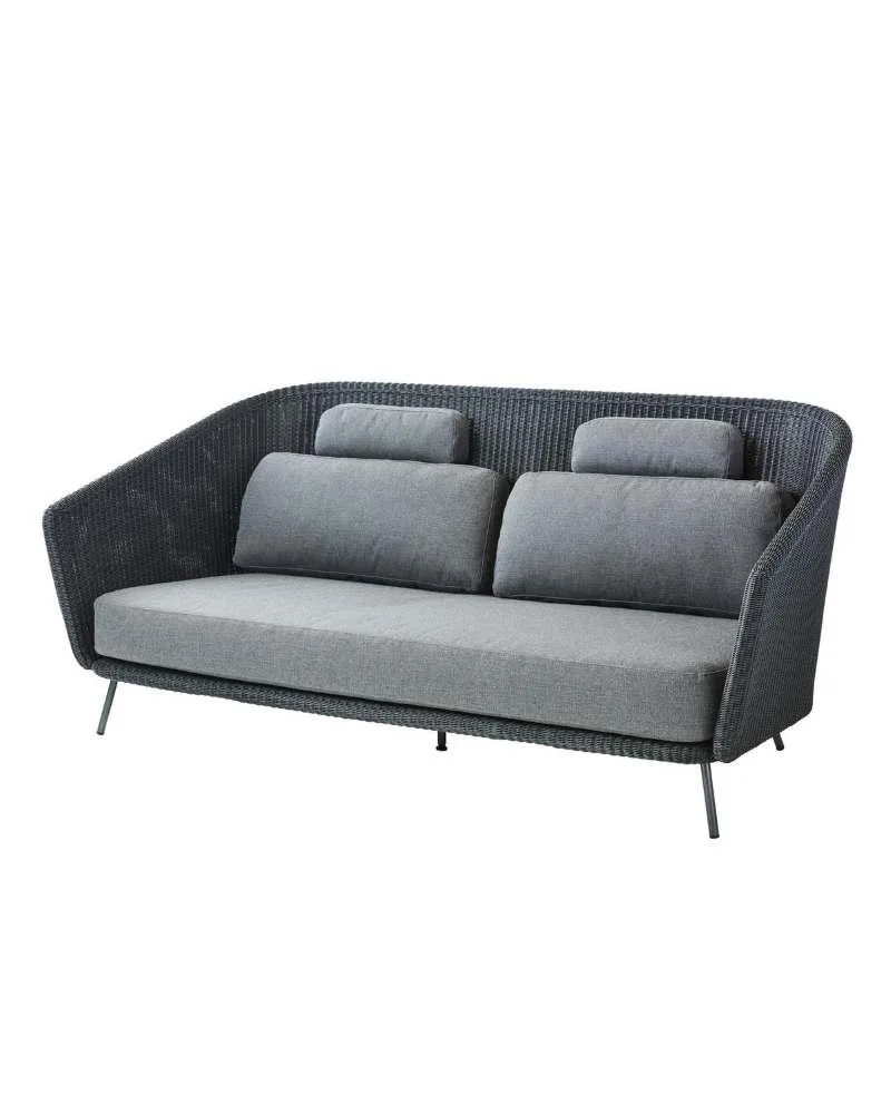 Cane-line MEGA sofa, dark grey
