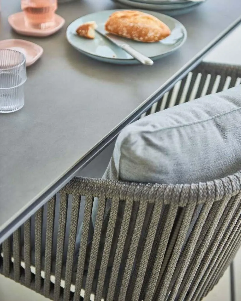 Cane-line MOMENTS -pinottava tuoli, harmaa/musta - Image 3