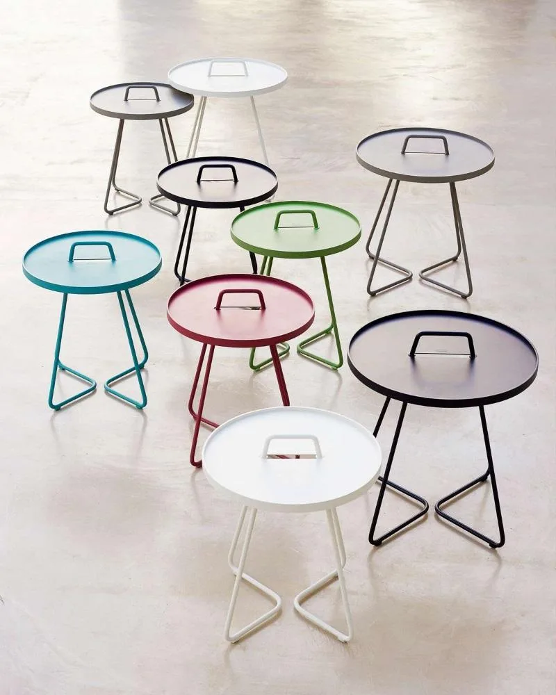 Cane-line ON-THE-MOVE side table, large, black - Image 2