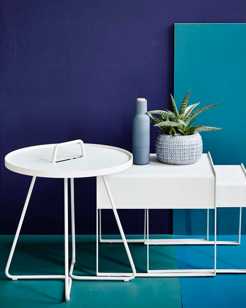 Cane-line ON-THE-MOVE side table, small, dark green - Image 2