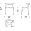 Carl Hansen CH20 chair, white oiled oak / black leather - Image 5