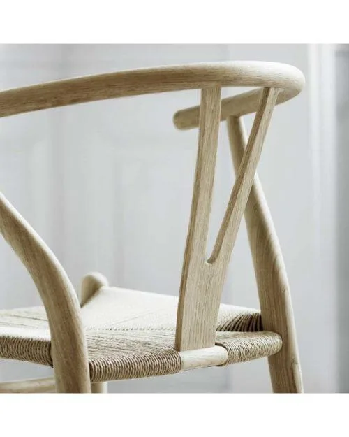Carl Hansen CH24 chair, soaped oak/natural paper cord - Image 4