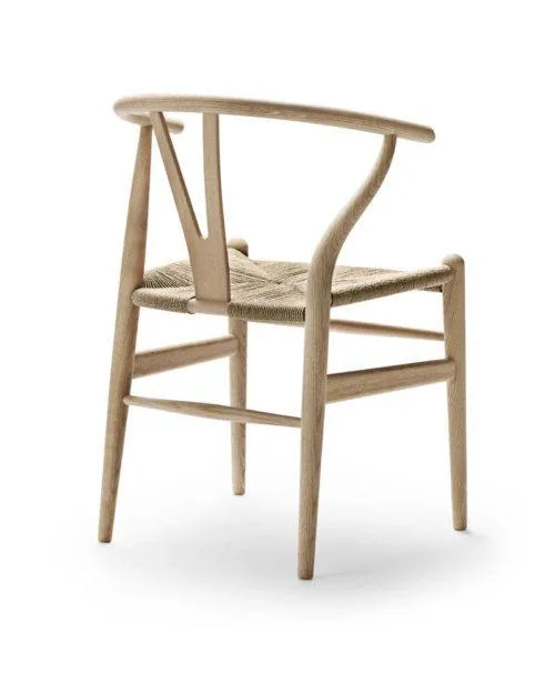 Carl Hansen CH24 chair, soaped oak/natural paper cord - Image 2