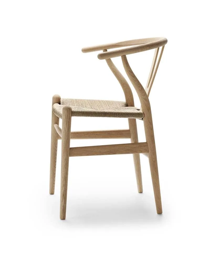 Carl Hansen CH24 chair, soaped oak/natural paper cord - Image 3