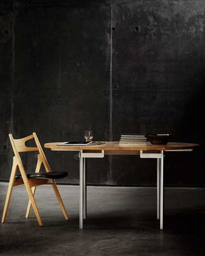 Carl Hansen CH29P chair, soaped oak / leather - Image 4