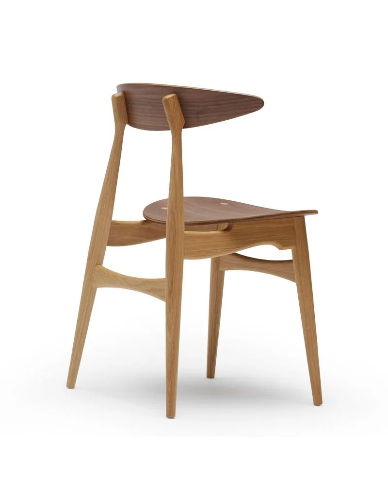 Carl Hansen CH33T chair, oiled oak / oiled walnut