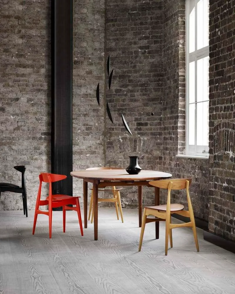 Carl Hansen CH33T chair, oiled oak / oiled walnut - Image 4