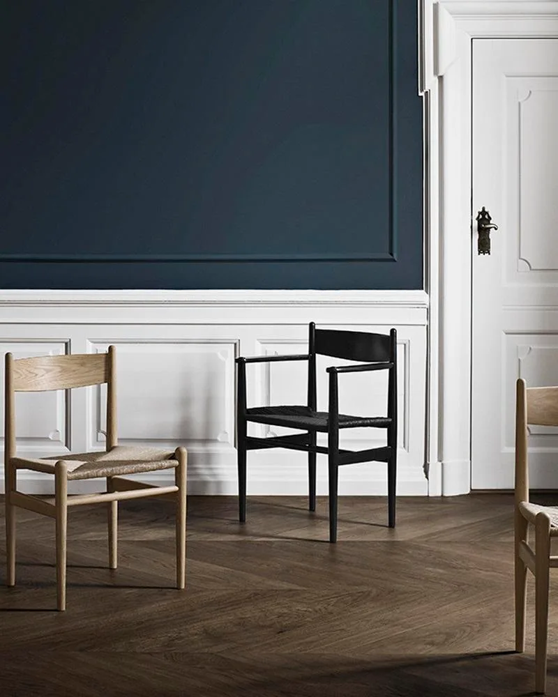 Carl Hansen CH37 -tuoli, öljytty tammi/luonnonvärinen paperinaru - Image 3