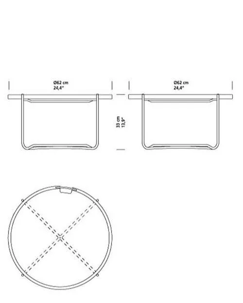Carl Hansen CH417 -tray table, black/white - Image 5