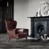 Carl Hansen FH419 HERITAGE armchair, brown leather / oiled walnut - Image 3