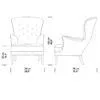 Carl Hansen FH419 HERITAGE armchair, brown leather / oiled walnut - Image 4