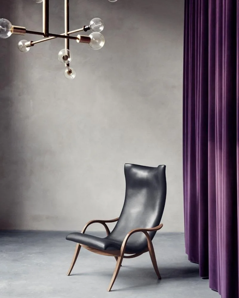 Carl Hansen FH429 armchair, soaped oak / black leather - Image 3