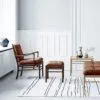 Carl Hansen OW149 armchair, soaped oak / black leather - Image 9
