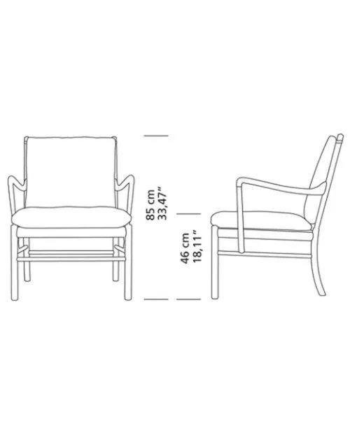 Carl Hansen OW149 armchair, soaped oak / black leather - Image 10