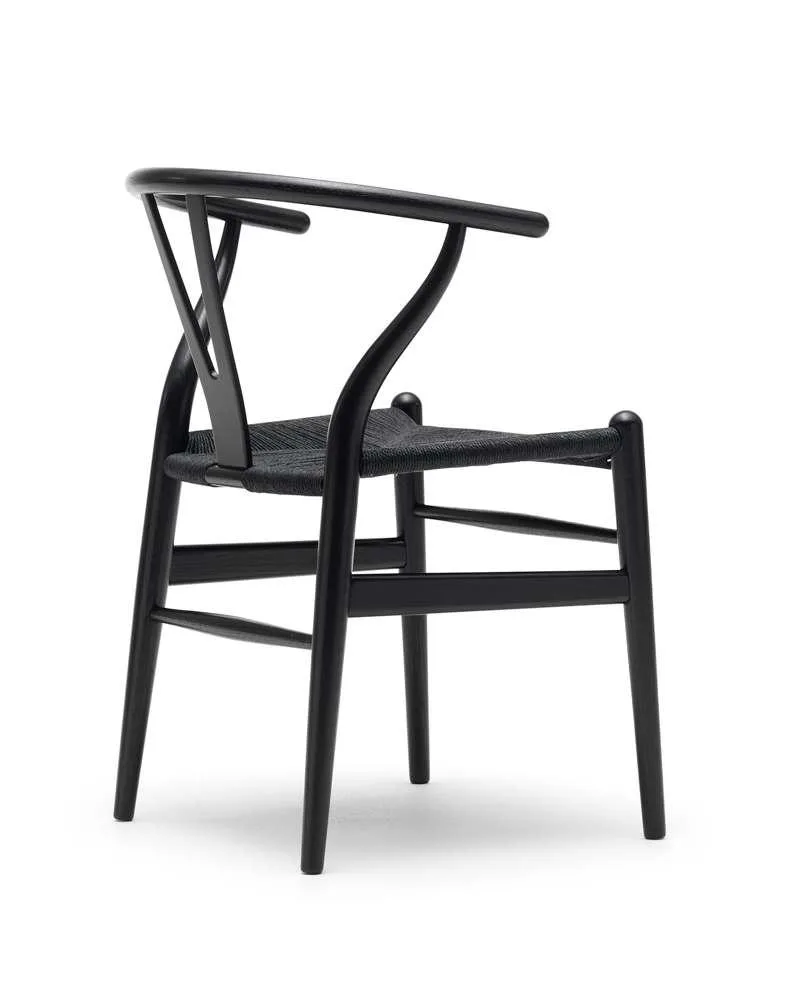 Carl Hansen CH24 chair, black oak/black paper cord - Image 2