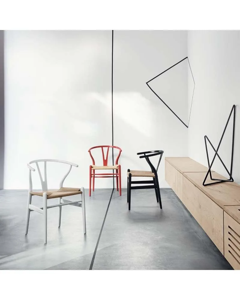 Carl Hansen CH24 -tuoli, musta tammi/luonnonvärinen istuin - Image 3