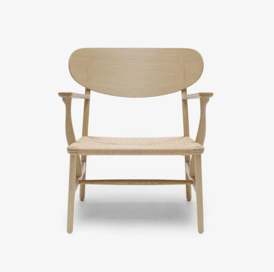 Carl Hansen CH22 chair, soaped oak
