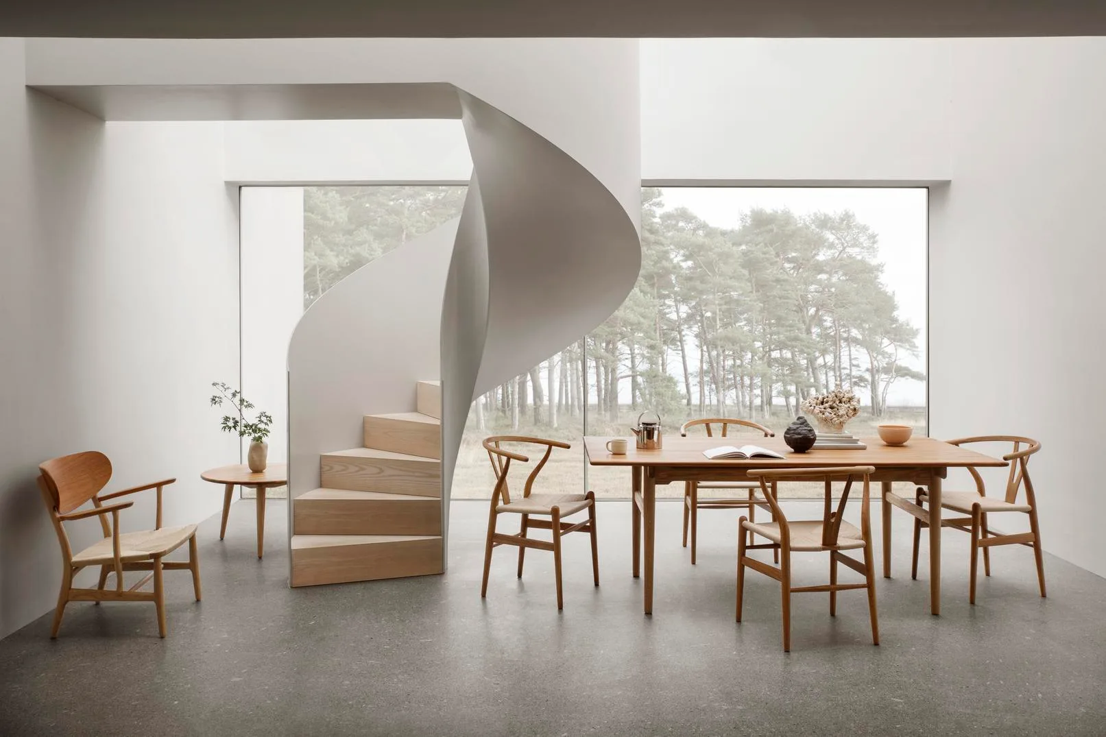 Carl Hansen CH22 -tuoli, öljytty tiikki/tammi - Image 4