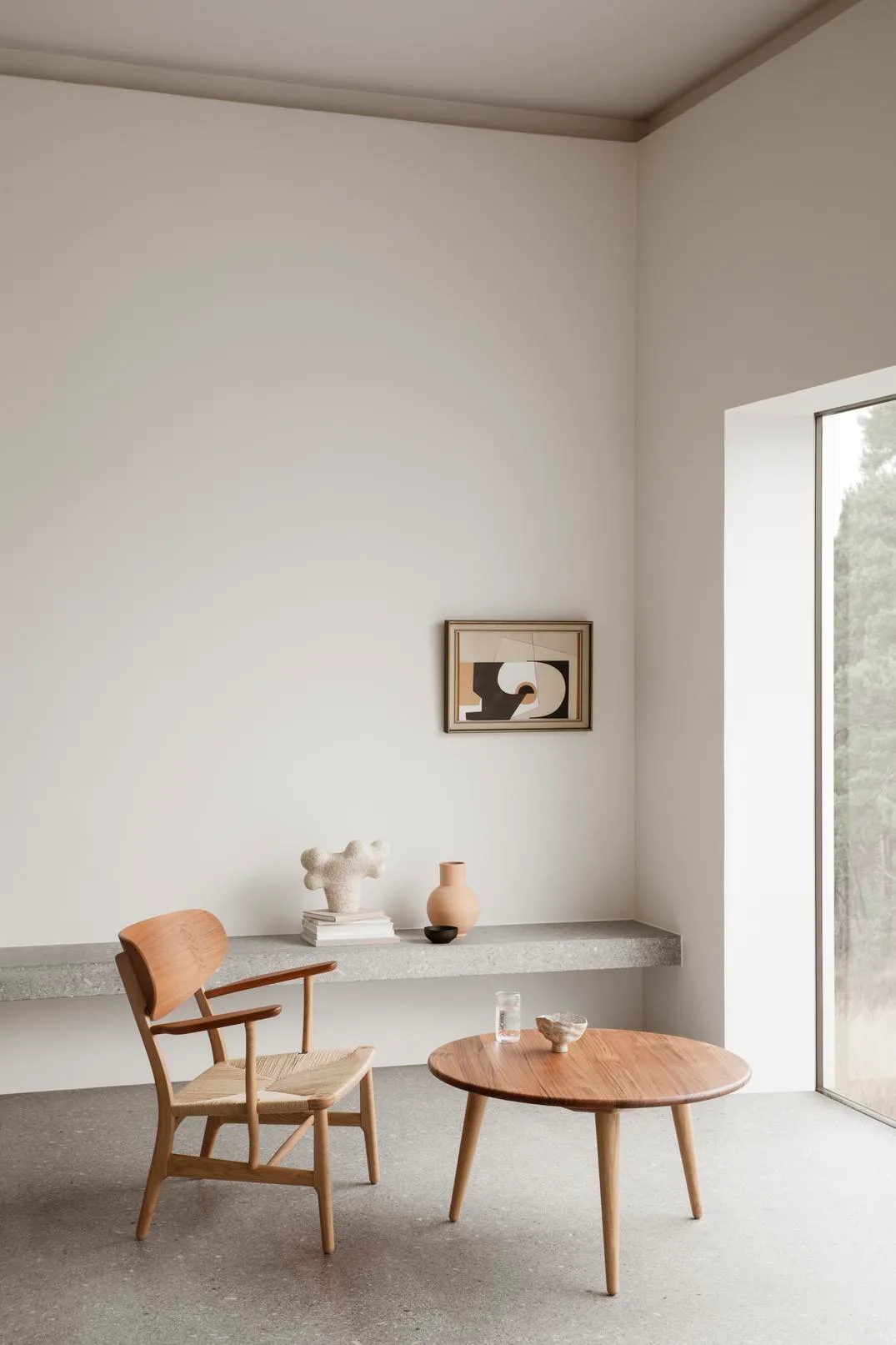 Carl Hansen CH22 -tuoli, öljytty tiikki/tammi - Image 3
