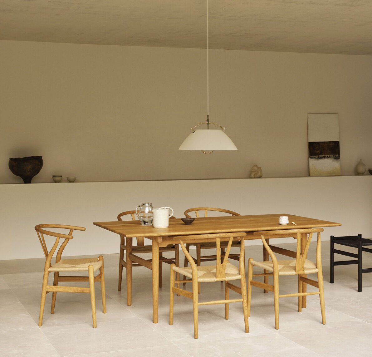 Carl Hansen & Søn CH24 WISHBONE -tuoli, öljytty tammi/luonnonvärinen paperinaru - Image 2