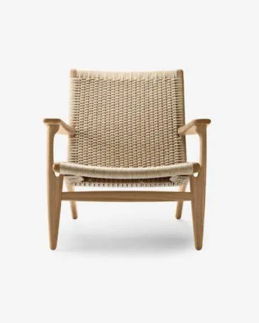 Carl Hansen CH25 -tuoli, öljytty tammi/luonnonvärinen paperinaru