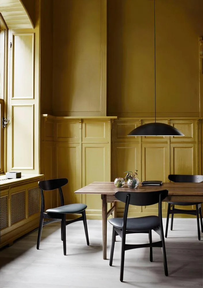 Carl Hansen CH30P -tuoli, musta/musta nahka - Image 3