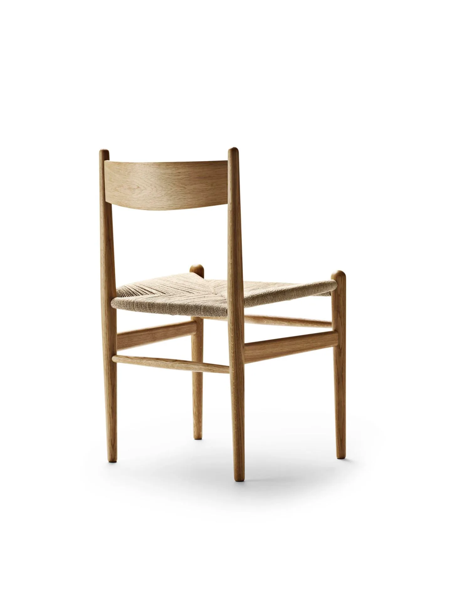 Carl Hansen CH36 chair, oiled oak / natural paper cord - Image 3