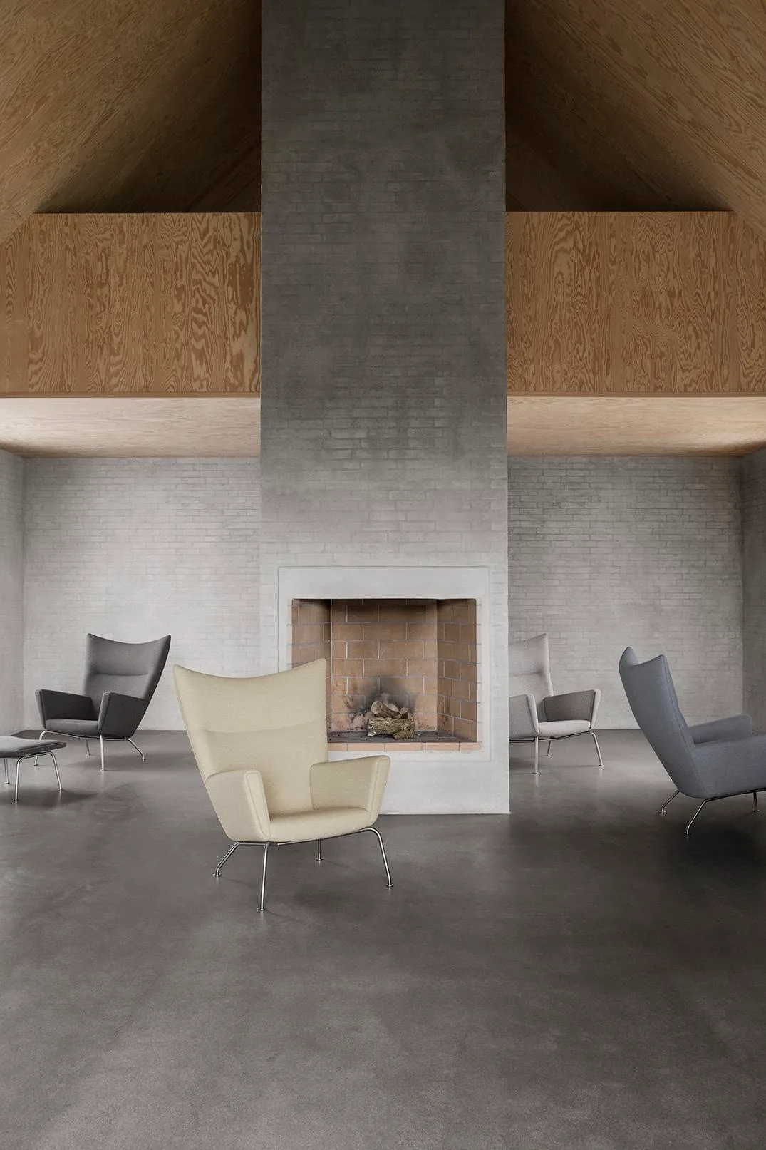 Carl Hansen CH445 WING -armchair, black leather - Image 4