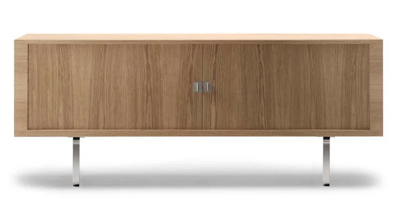 Carl Hansen CH825 Credenza -senkki, öljytty tammi, teräsjalat