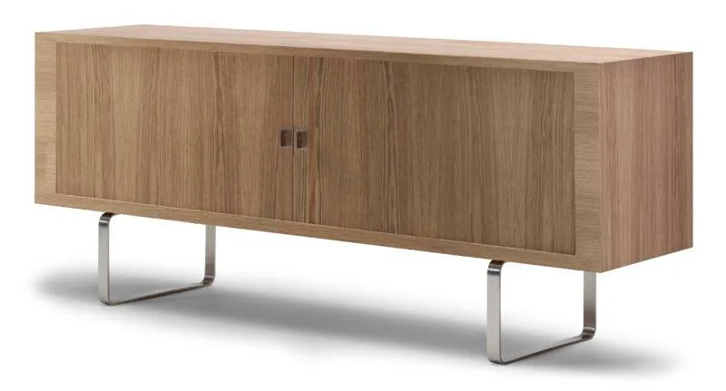 Carl Hansen CH825 Credenza -senkki, öljytty tammi, teräsjalat - Image 2
