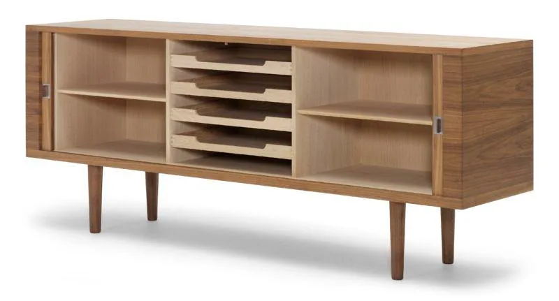 Carl Hansen CH825 Credenza sideboard, oiled walnut - Image 3