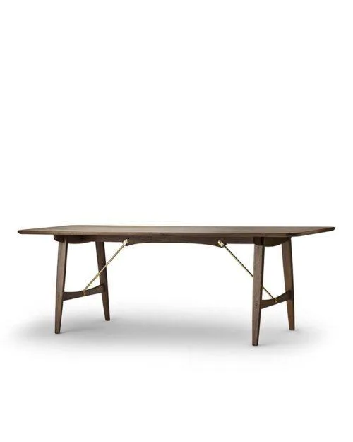 Carl Hansen BM1160 -pöytä, öljytty pähkinä / messinki