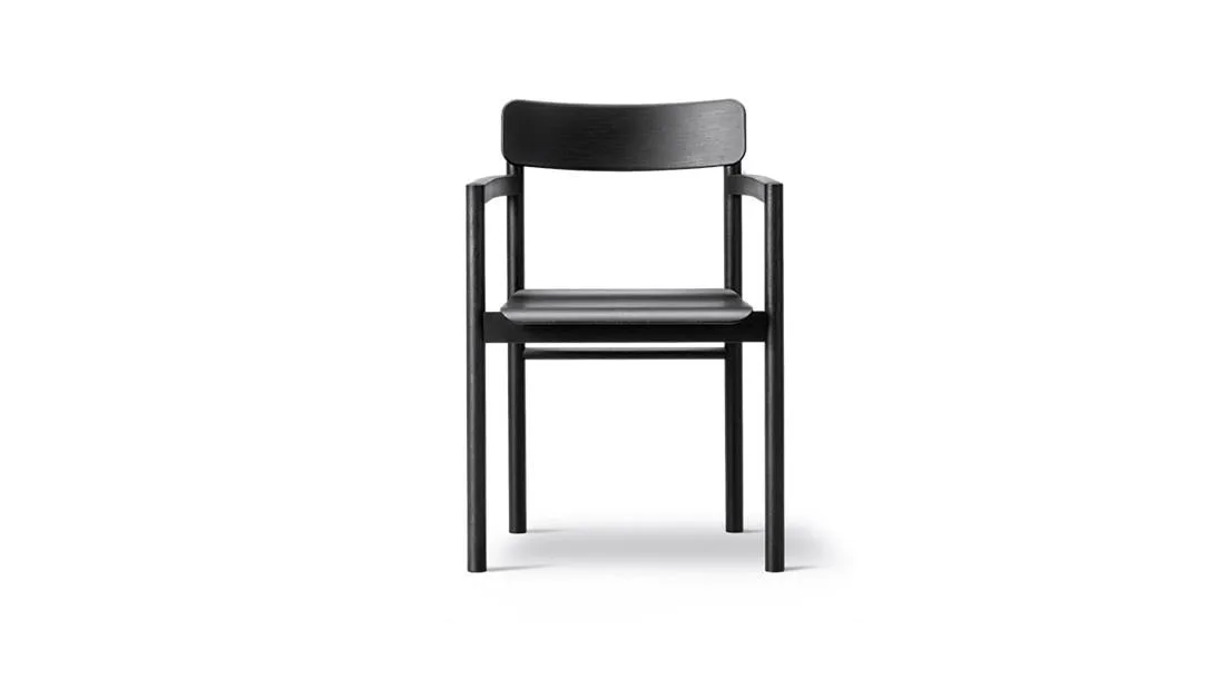 Fredericia POST chair, black lacquered oak