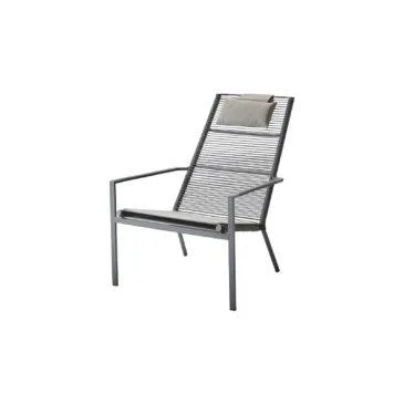 Cane-line EDGE highback chair, grey