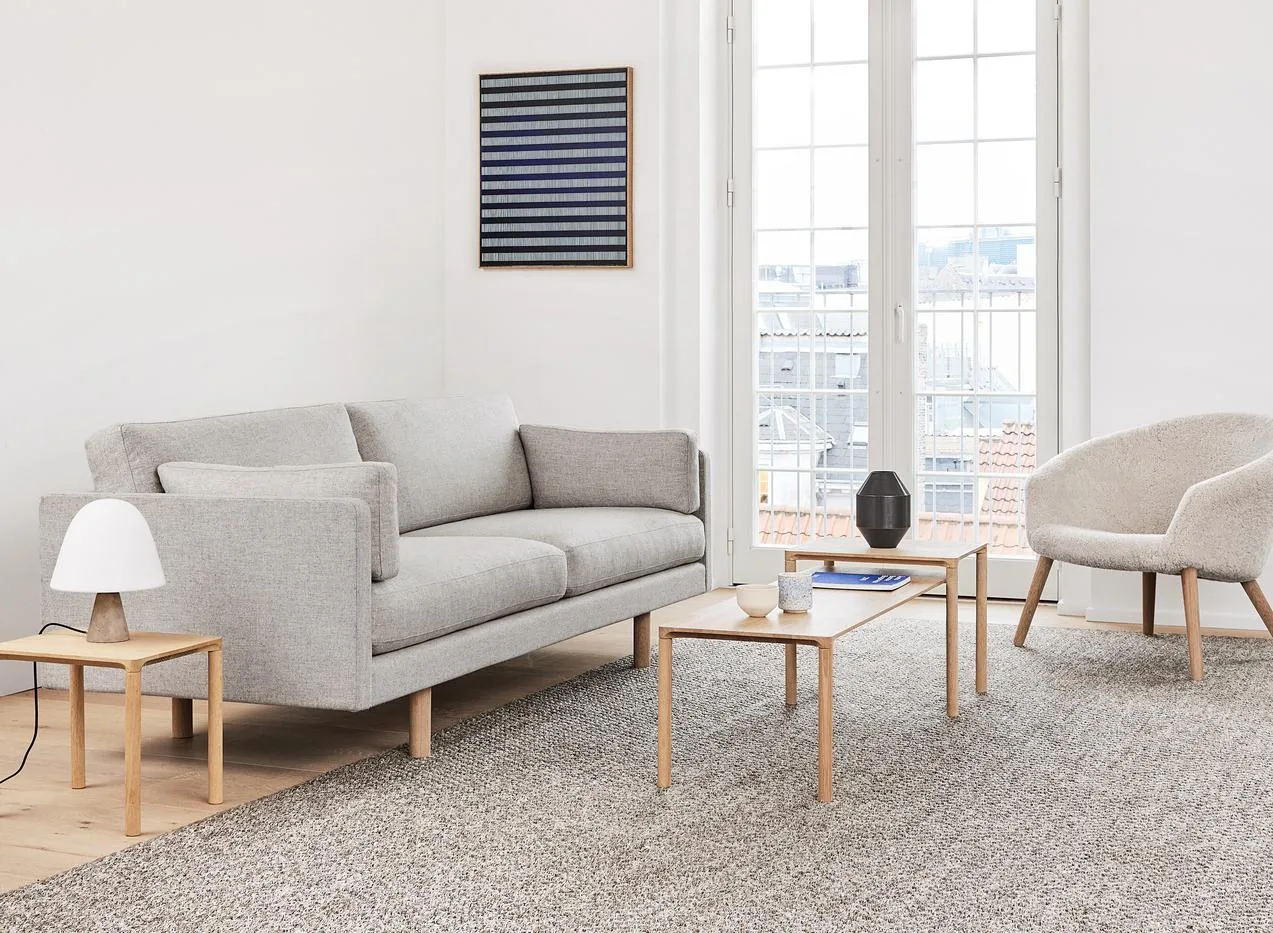 Fredericia EJ220 -2-seater sofa 163 cm, light grey - Image 2
