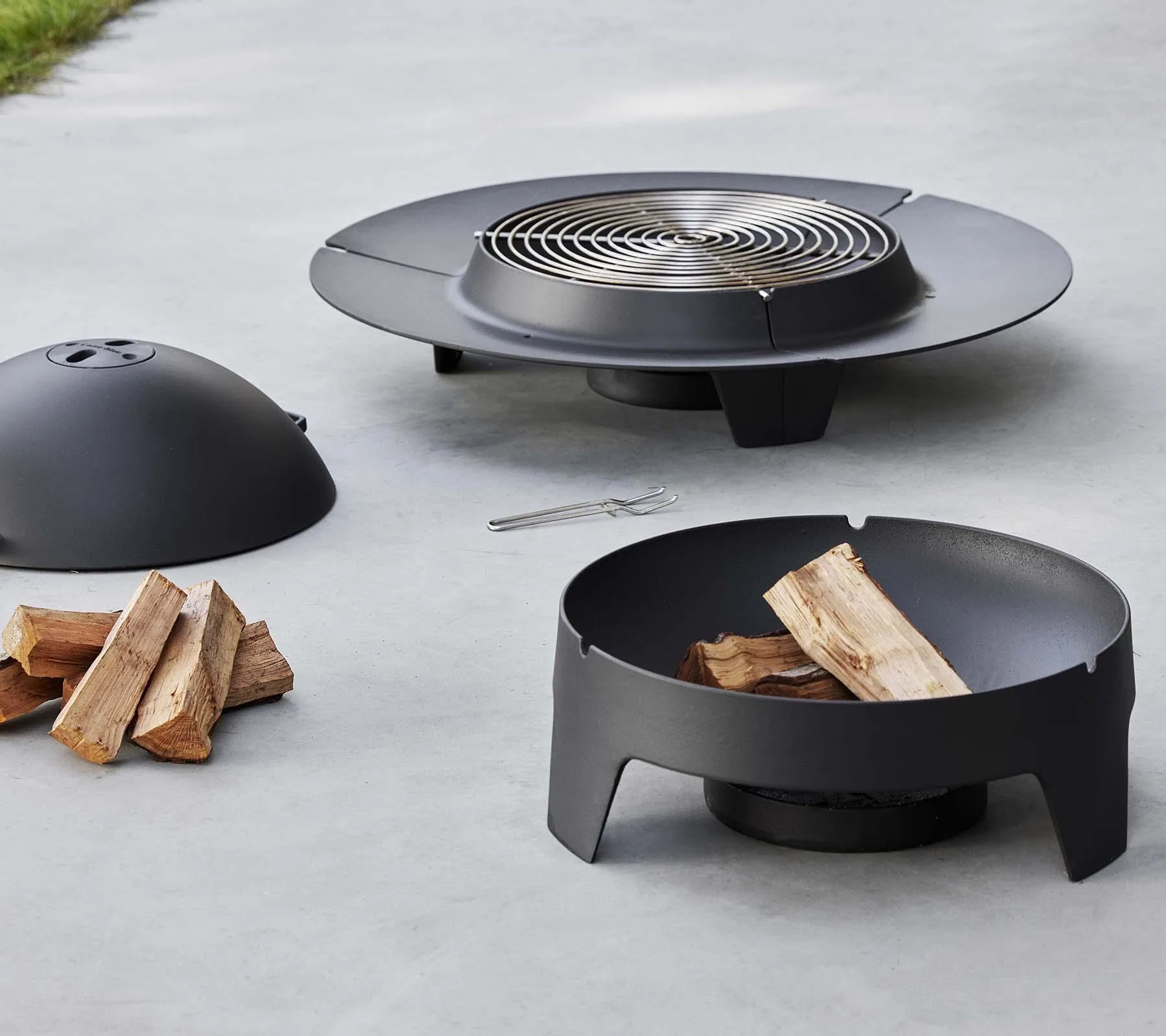 Cane-line EMBER -fire pit with lid, large - Image 4