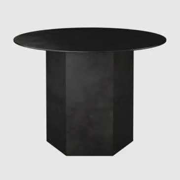 GUBI EPIC coffee table Ø60 cm, black steel