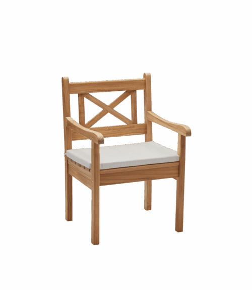 Fritz Hansen SKAGEN-ulkotuoli istuintyynyllä, papyrus/tiikki, outlet