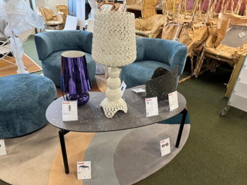 Kartell CINDY-pöytävalaisin, violetti, outlet - Image 2